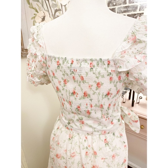 NWOT {LoveShackFancy x Target} Clementine Eyelet Dress - Picture 10 of 12